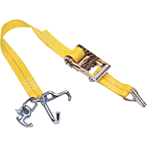 Auto Tie-Downs with Universal Lock, Ratchet, 2" W x 7' L, 1367 lbs. (620 kg) WLL EastCoast Offshore Supplies