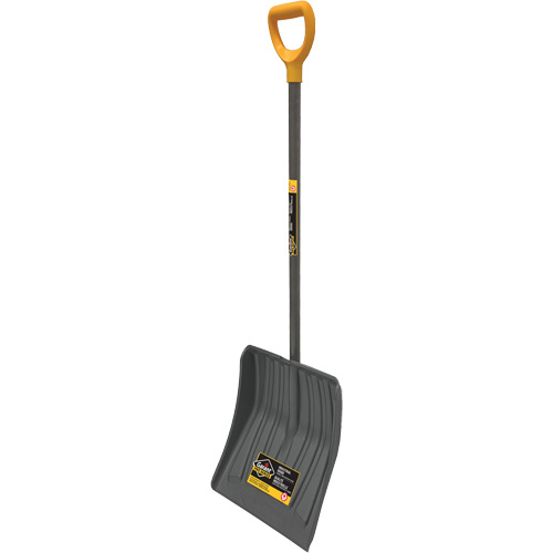 Pro Snow Shovel, Polypropylene Blade, 13-7/8" Wide, D-Grip Handle EastCoast Offshore Supplies