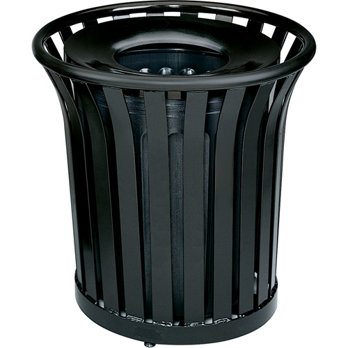 Americana Series Open-Top Waste Receptacle, Steel, 36 US gal. EastCoast Offshore Supplies