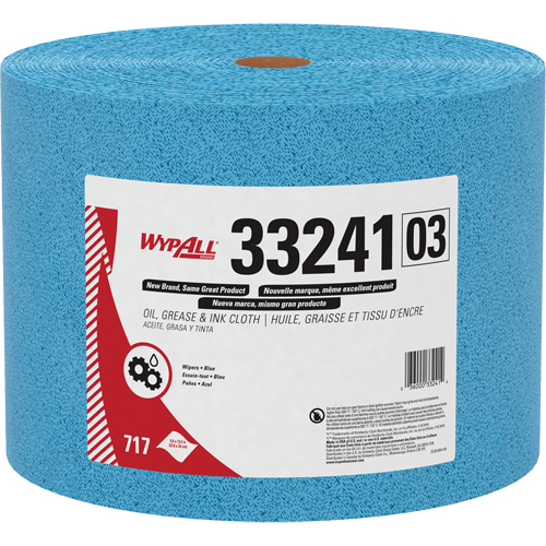 Chiffons WypAll pour l'huile, la graisse et l'encre, Sp&eacute;cialis&eacute;, 13-2/5' lo x 9-4/5" la EastCoast Offshore Supplies