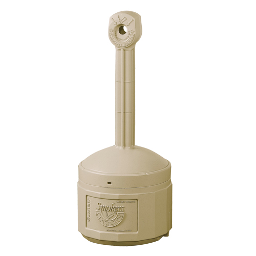 Cendriers Smoker's Cease-Fire, Sur pied, Plastique, Capacit&eacute; 4 gal. US, Hauteur 38-1/2" EastCoast Offshore Supplies