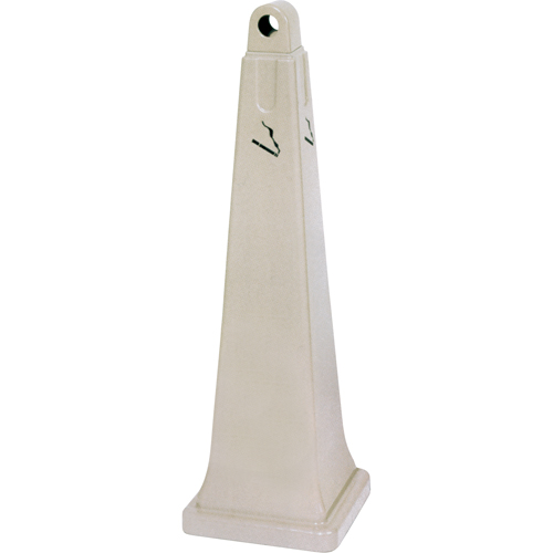 R&eacute;cup&eacute;rateurs de m&eacute;gots de cigarettes Groundskeeper, Sur pied, Plastique, Capacit&eacute; 1 gal. US, Hauteur 39-3/4" EastCoast Offshore Supplies