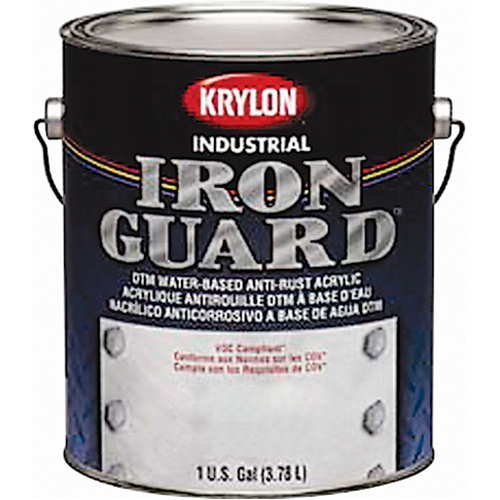 Industrial Iron Guard&reg; Water-Based Enamel, Can, Grey EastCoast Offshore Supplies