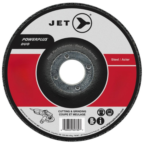 A24R POWERPLUS Grinding Wheel, 9" x 1/4", 7/8" Arbor, Type 27 EastCoast Offshore Supplies