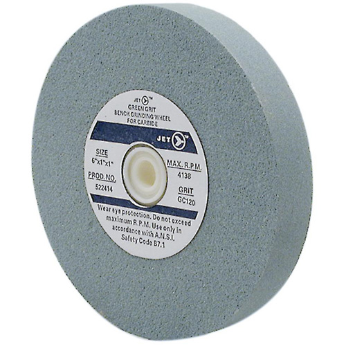 GC675F Bench Grinding Wheel, 6" x 3/4", 1" Arbor, Silicon Carbide EastCoast Offshore Supplies