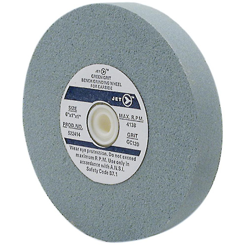Bench Grinding Wheel, 8" x 1", 1" Arbor, Silicon Carbide EastCoast Offshore Supplies