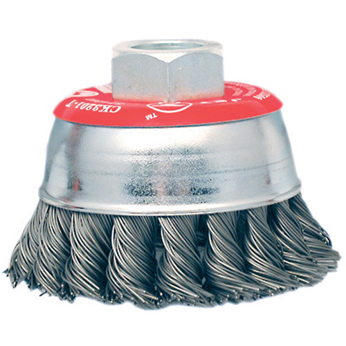 High-Performance Knot Twisted Cup Brush, 3" Dia. x 10mm x 1.25" Arbor EastCoast Offshore Supplies