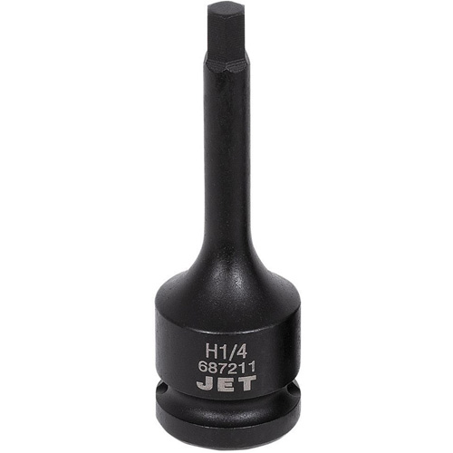 Impact Bit Socket, Hex, 1/4" x 3" L, 1/2" Drive EastCoast Offshore Supplies