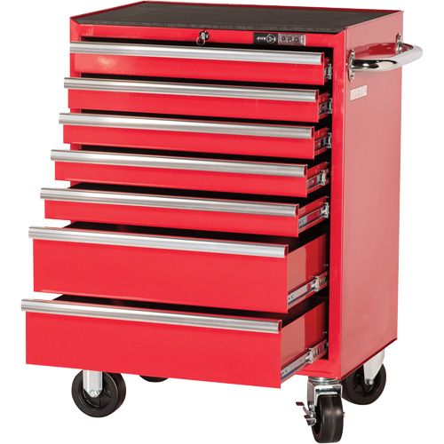 PRC2707 Armoire roulante de s&eacute;rie Pro, 7 tiroirs, 27" la x 16" p x Rouge EastCoast Offshore Supplies