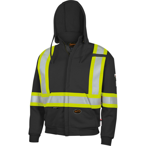 337SF Capuche &agrave; fermeture &eacute;clair ignifug&eacute;e, Hommes, Petit, Noir, 22 cal/cm² EastCoast Offshore Supplies