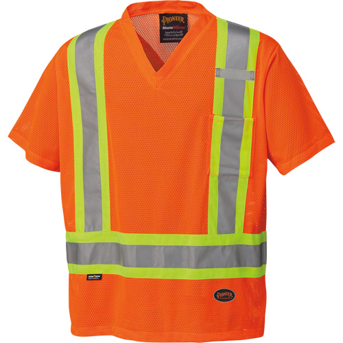 5994 High-Visibility Safety T-Shirt, Polyester, 2X-Large, High Visibility Orange EastCoast Offshore Supplies