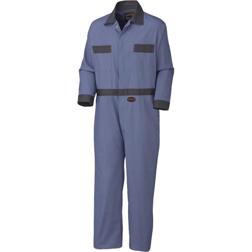 5133T Coveralls with Concealed Brass Buttons, Men's, Navy Blue, Size 42 EastCoast Offshore Supplies