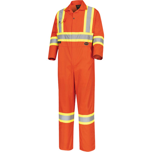 5514T Combinaison de s&eacute;curit&eacute; haute visibilit&eacute; pour grande personne, 60, Orange haute visibilit&eacute; EastCoast Offshore Supplies