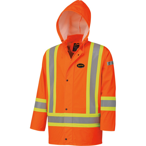 5892 Veste FR imperm&eacute;able haute visibilit&eacute;, 2T-Grand, Orange haute visibilit&eacute; EastCoast Offshore Supplies