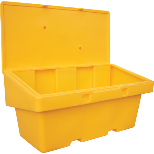 Salt Sand Container SOS, With Hasp, 72" x 36" x 36", 36 cu. Ft., Yellow EastCoast Offshore Supplies