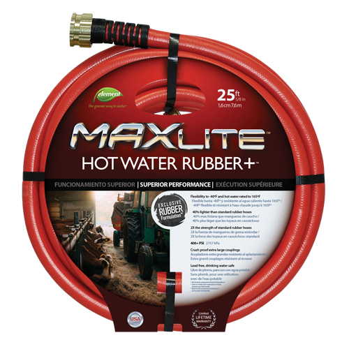 Hot Water Hose, Rubber, 5/8" dia. x 50' L EastCoast Offshore Supplies