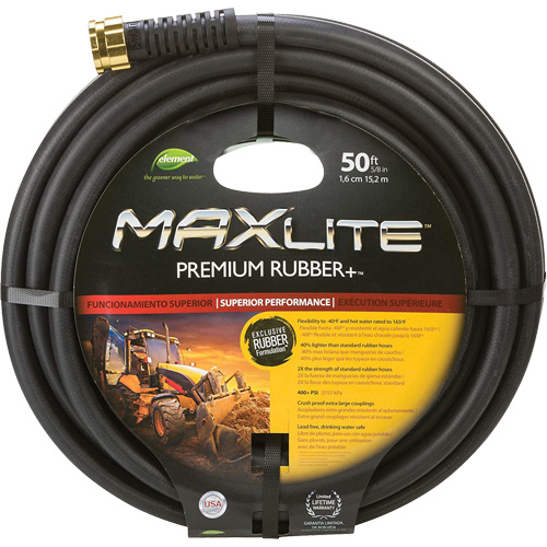Boyaux pour usage commercial, Caoutchouc, 5/8" dia x 50' EastCoast Offshore Supplies