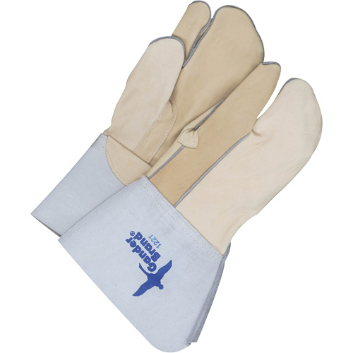 Gants &agrave; trois doigts en cuir, Cuir fleur de vache, Taille 11 EastCoast Offshore Supplies