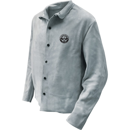 Veste de soudeur, Cuir, T-Grand, Gris EastCoast Offshore Supplies