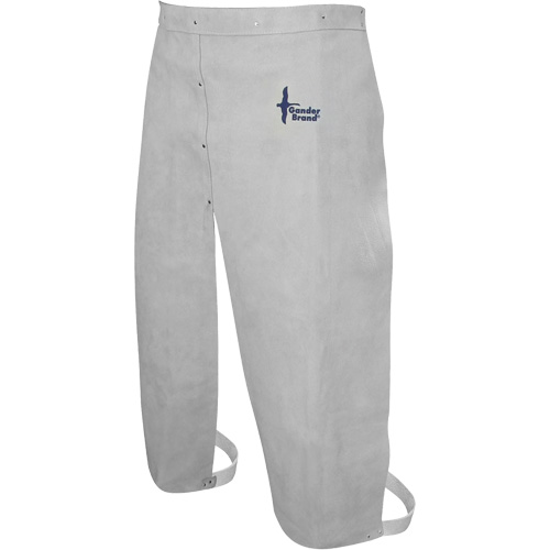 Leather Welding Apron, Split-Leg Waist, 32" L, Pearl Grey EastCoast Offshore Supplies