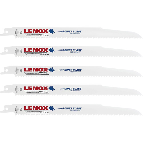 Wood Cutting Reciprocating Saw Blades, Bi-Metal, 6 TPI, 9" L x 3/4" W EastCoast Offshore Supplies