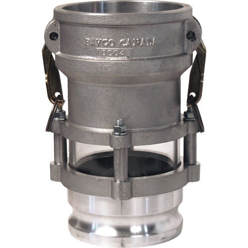 Cam & Groove In-Line Sight Glass Coupler x Adapter EastCoast Offshore Supplies