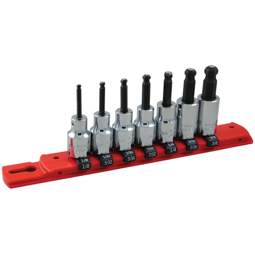 Jeu de douilles SAE &agrave; embout sph&eacute;rique, 7 mrcx EastCoast Offshore Supplies