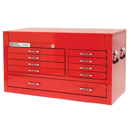 PRO+ Series Top Chest, 42" W, 9 Drawers, Red EastCoast Offshore Supplies