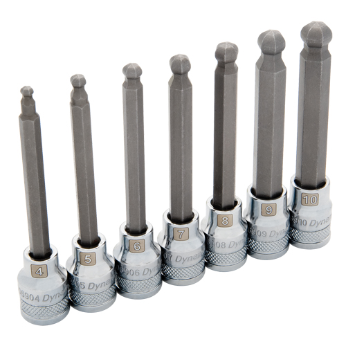 Jeu de douilles m&eacute;triques longues &agrave; embout sph&eacute;rique, 7 mrcx EastCoast Offshore Supplies