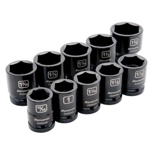 SAE Socket Set, 10 Pcs, Impact, 3/4" Drive Size EastCoast Offshore Supplies