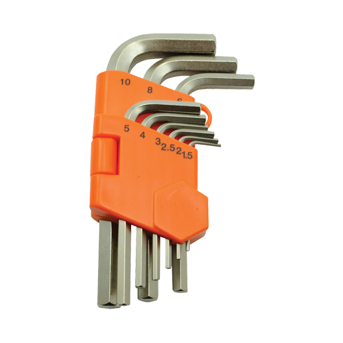 Hex Key Set, 9 Pcs., Metric EastCoast Offshore Supplies