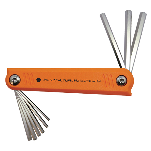 Folding Hex Key Set, 9 Pcs., Imperial EastCoast Offshore Supplies