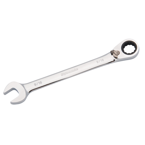Reversible Combination Ratcheting Wrench, 12 Point, 3/8", Chrome Finish EastCoast Offshore Supplies