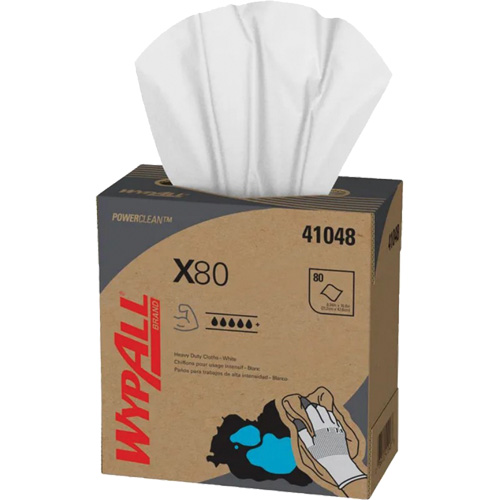 WypAll&reg; X80 Extended Use Cloths, Heavy-Duty, 16-4/5" L x 9" W EastCoast Offshore Supplies