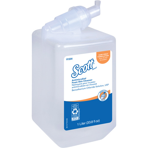 Nettoyant antimicrobien pour la peau Control de Scott, Mousse, 1 L, Sans parfum EastCoast Offshore Supplies