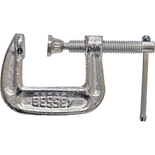 Serre-joint en C de s&eacute;rie l&eacute;g&egrave;re, Capacit&eacute; de 1" (25 mm), Profondeur de gorge de 1" (25 mm) EastCoast Offshore Supplies