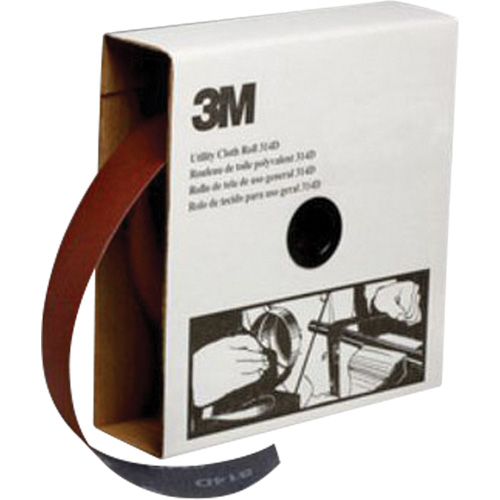 Utility Sanding Roll, Aluminum Oxide, 2" W x 150' L, P400 Grit EastCoast Offshore Supplies