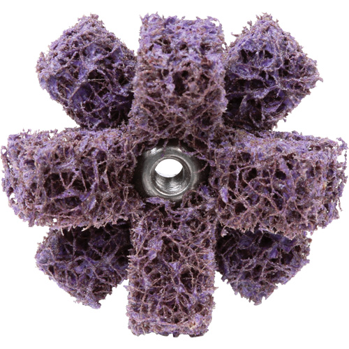 Scotch-Brite Cross Buff, BF-XB, 1-1/2" Dia., Medium Grit, Aluminum Oxide EastCoast Offshore Supplies