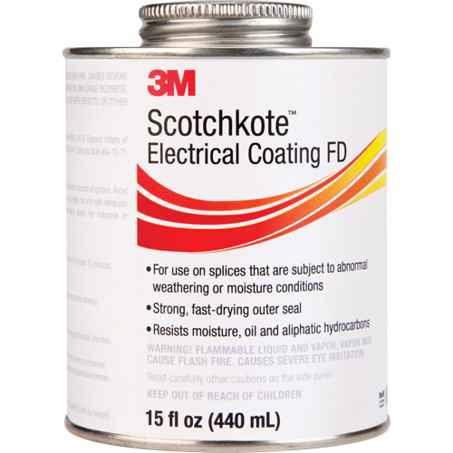 Rev&ecirc;tement &eacute;lectrique FD Scotchkote, Transparent, 15 oz, Canette EastCoast Offshore Supplies