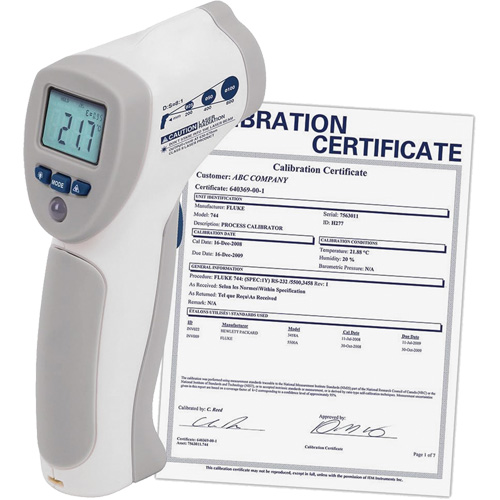 Thermom&egrave;tre &agrave; infrarouge alimentaire avec certificat ISO, -4°- 392° F ( -20° - 200° C )/-58°- 4° F ( -50° - -20° C ), 8:1, &eacute;missivit&eacute; Fixe EastCoast Offshore Supplies