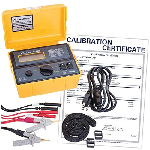 Milli-ohmm&egrave;tre 110 V avec certificat de calibration EastCoast Offshore Supplies