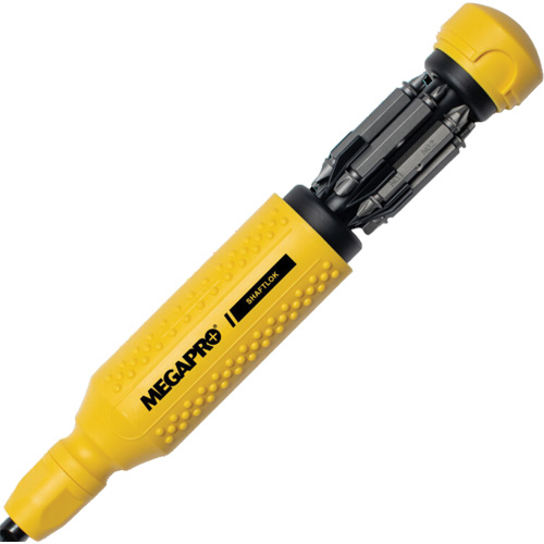 Original SHAFTLOK 15-in-1 Multi-Bit Screwdriver, 8-37/50" L, Textured Handle EastCoast Offshore Supplies