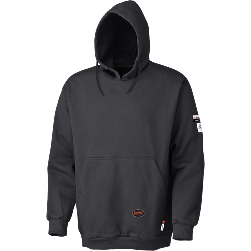 335 Flame-Resistant Pullover Hoodie, Men's, Large, Black, 22 cal/cm² EastCoast Offshore Supplies