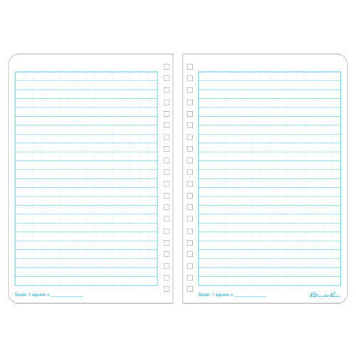 Carnet de notes de poche &agrave; spirale lat&eacute;rale, Couverture souple, Jaune, 64 Pages, 4-5/8" , 7"  EastCoast Offshore Supplies