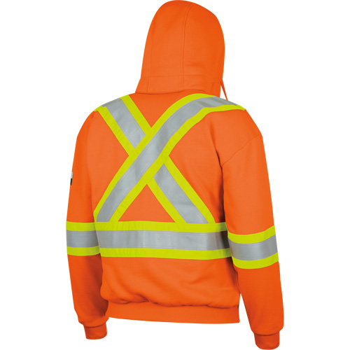 338SF Capuche &agrave; fermeture &eacute;clair ignifug&eacute;e, Hommes, T-Grand, Orange haute visibilit&eacute;, 22 cal/cm² EastCoast Offshore Supplies
