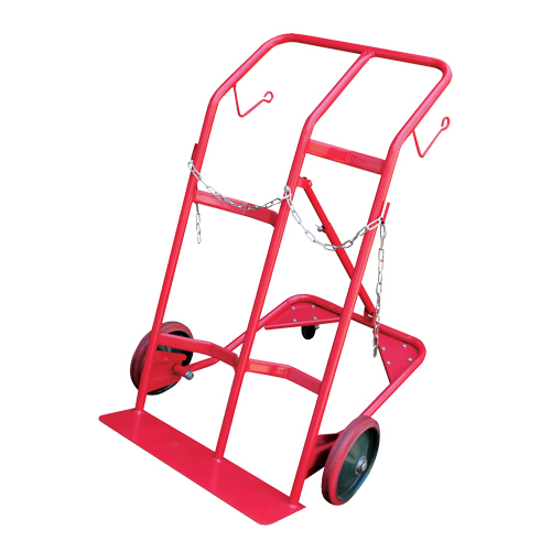 Cylinder Cart, Mold-on Rubber Wheels, 25-1/2"W x 7"L Base, 350 lbs. EastCoast Offshore Supplies