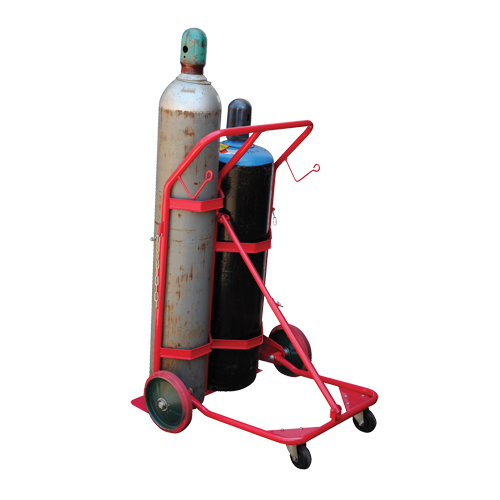 Cylinder Cart, Mold-on Rubber Wheels, 25-1/2"W x 7"L Base, 350 lbs. EastCoast Offshore Supplies