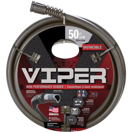 Tuyau haute performance Viper, Caoutchouc, 5/8" dia x 50' EastCoast Offshore Supplies