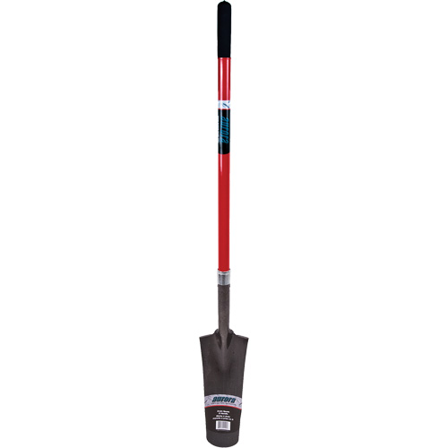 Pelle &agrave; drain robuste, Acier au carbone, Lame 16" x 6", 45" lo, Manche Droit EastCoast Offshore Supplies