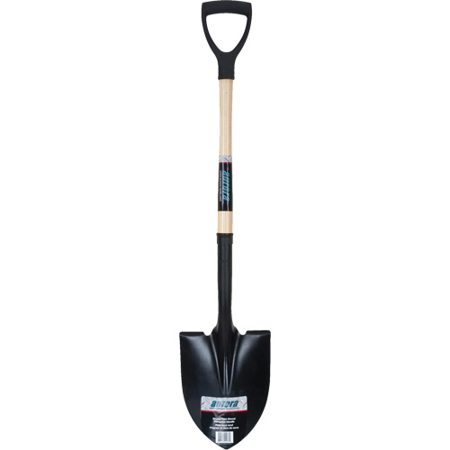 Round Point Shovel, Tempered Steel Blade, Hardwood, D-Grip Handle EastCoast Offshore Supplies